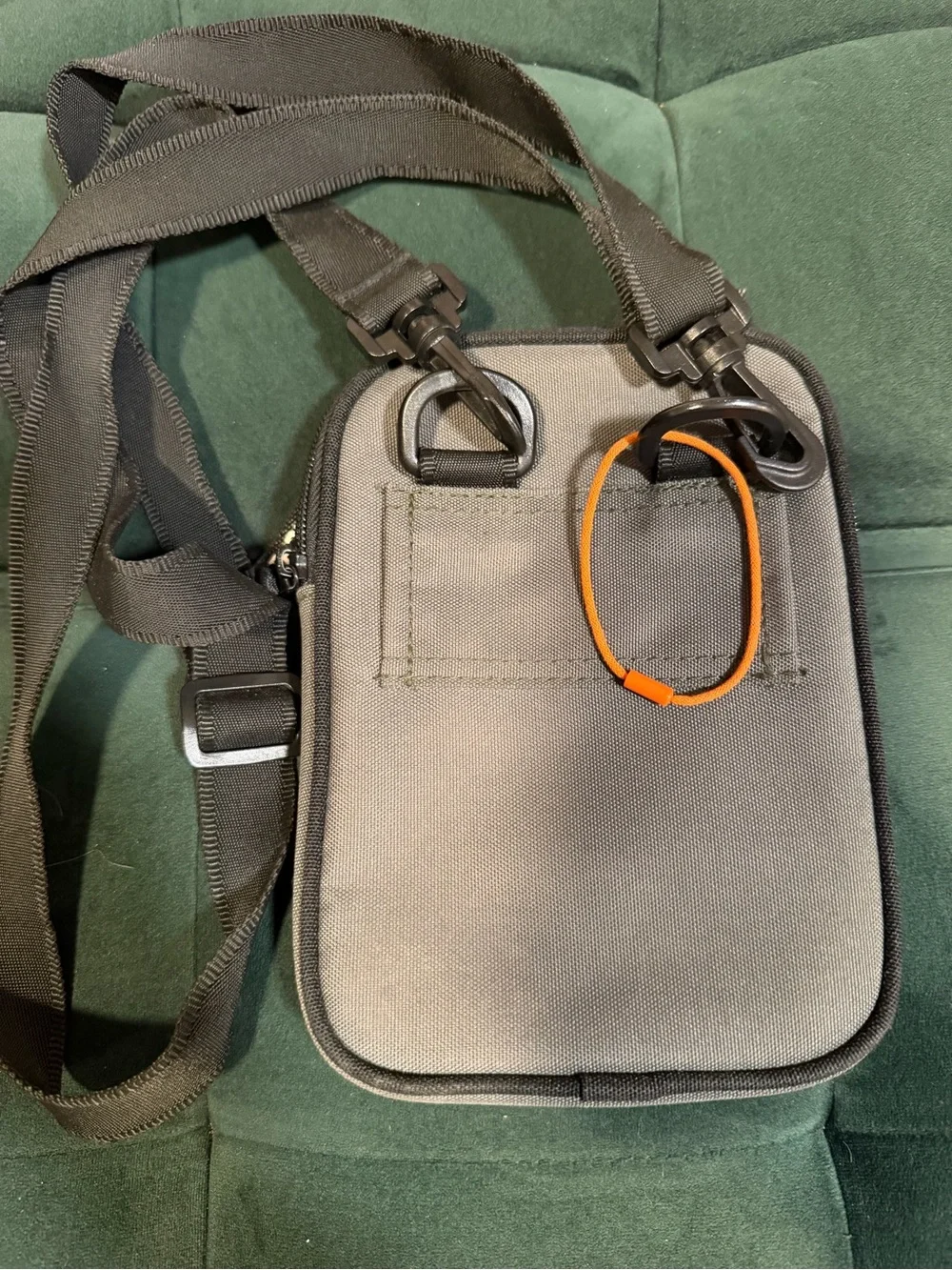 Superdry JPN Gray Black Crossbody Side Bag